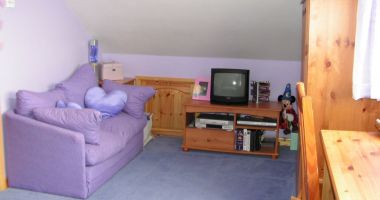 Inside a converted loft conversion