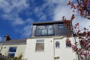 An external view of a completed loft conversion
