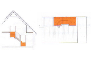 Winding Staircase for a loft conversion